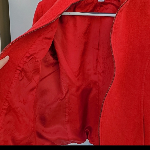 Jones New York Red wool Jacket - Picture 3 of 5